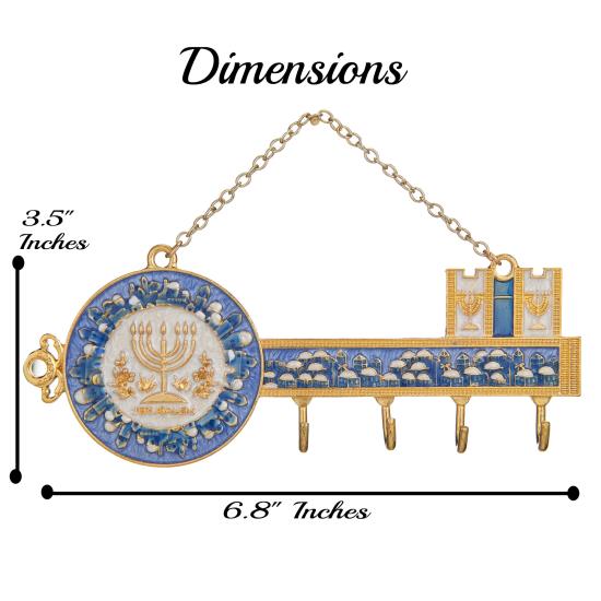 Blue Jerusalem Design Hooks