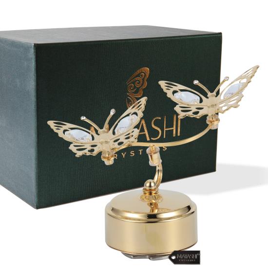 Double Butterfly Music Box