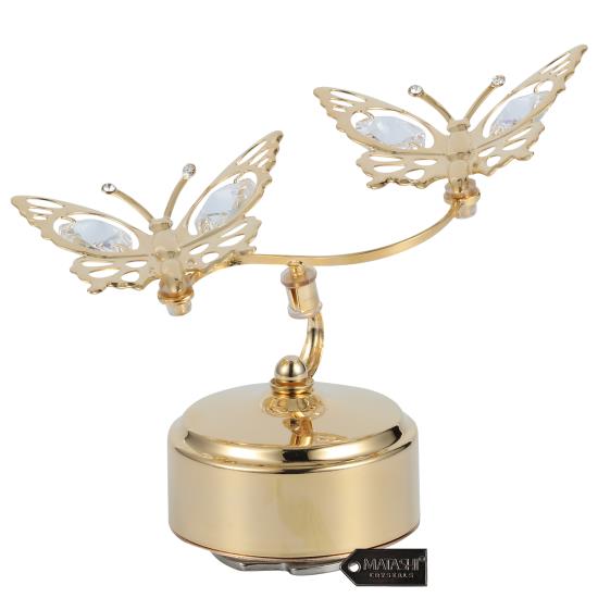 Double Butterfly Music Box