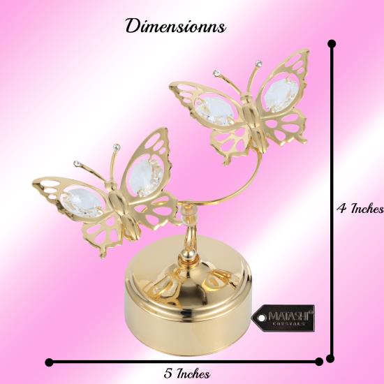 Double Butterfly Music Box