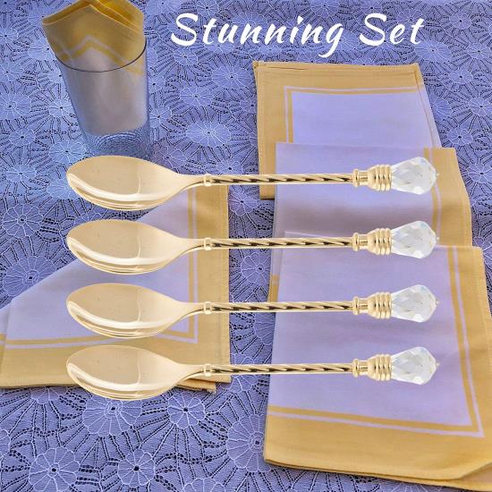 4 Dessert Spoons