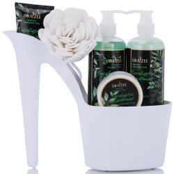 6 Piece Eucalyptus Spearmint Spa Basket