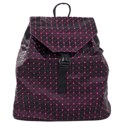 Black and Pink  Backpack with Draw Strin