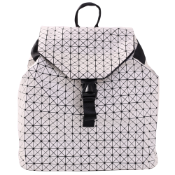 White Backpack with Draw String