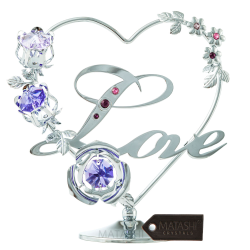 Silver Love Table Top Ornament