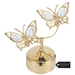 Double Butterfly Music Box